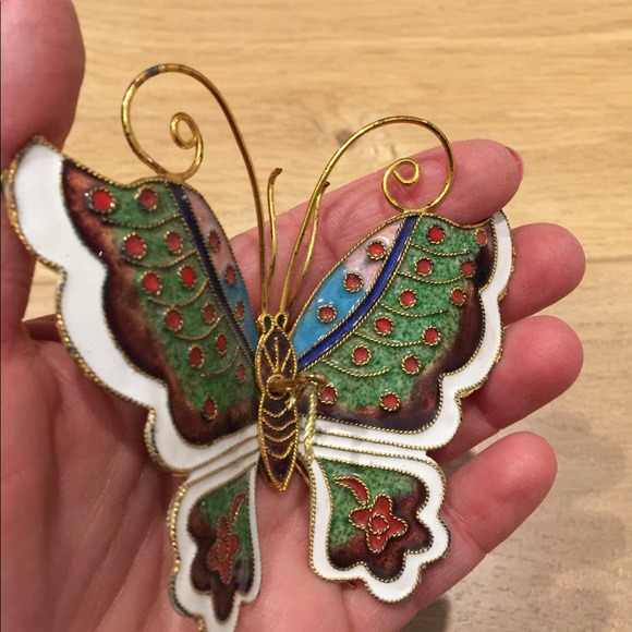 Pair of butterfly pendants - Picture 3 of 4